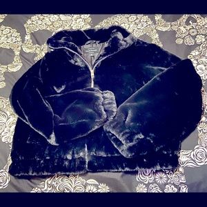 BLACK REAL FUR SWEATER 🌑